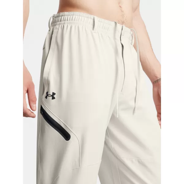  Moške trenirke UNDER ARMOUR UNSTOPPABLE JOGGERS 1388823-110 BELA 