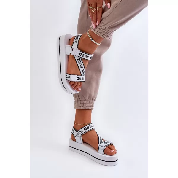  Ženski čevlji BIG STAR NN274A526 WHITE Big Star Shoes 
