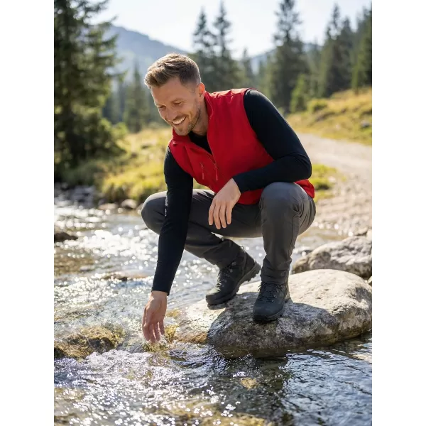  Moški softshell telovnik ALTISPORT NoPrint NP/ALM865 RDEČA 