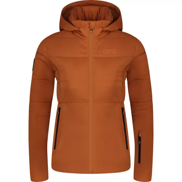  Ženska zimska jakna NORDBLANC KNOLL NBWJL8272 RJAVA 