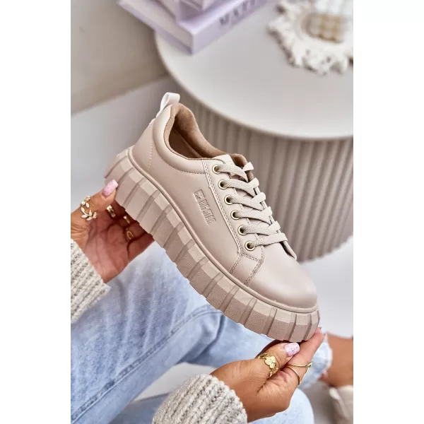  Ženski čevlji BIG STAR MM274618 BEIGE Big Star Shoes 