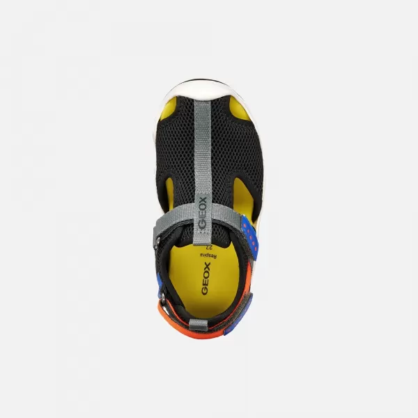  Sandale za fante GEOX WADER J1530A00014C0038 ČRNA 