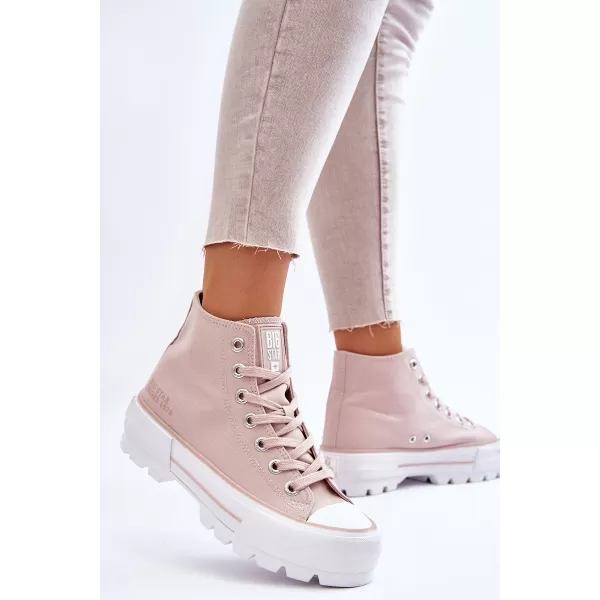  Ženske superge BIG STAR LL274157 NUDE Big Star Shoes 