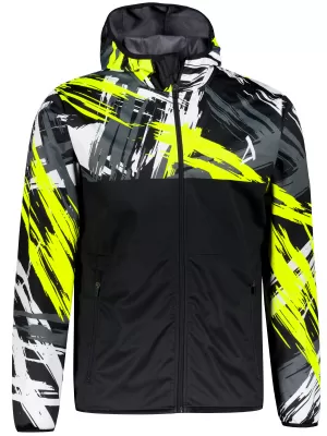Moška vrhunska softshell jakna ALTISPORT VOJ/ALM039JACK01 ČRNA IN RUMENA