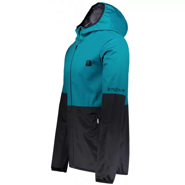  Moška vrhunska softshell jakna ALTISPORT VOJ/ALM051JACK01 KEROZIN/ČRNA 