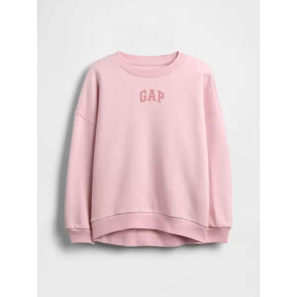  Otroški pulover GAP CREW SWEATSHIRT 847142-01 ČISTO ROZA 