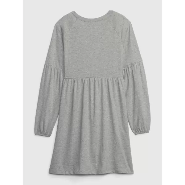  Otroška oblačila GAP LOGO DRESS 793146-01 SVETLO HEATHER SIVA 