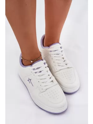 Ženske superge BIG STAR RR274A245 WHITE/PURPLE Big Star Shoes