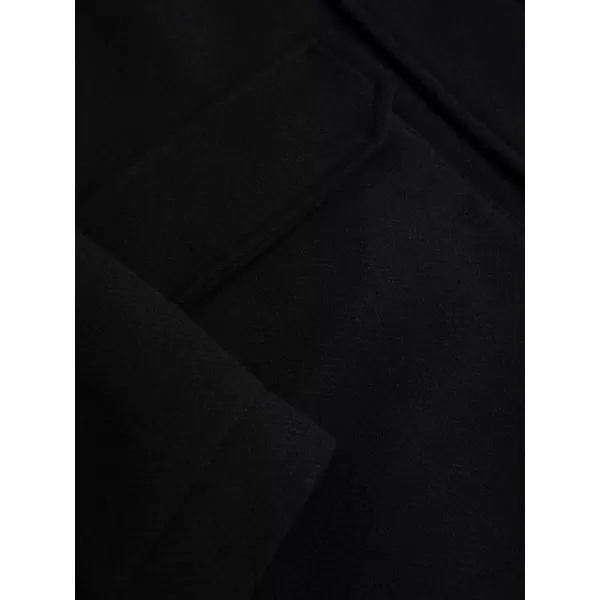 Moški plašč OMBRE OM-COWC-0132 ČRNA 