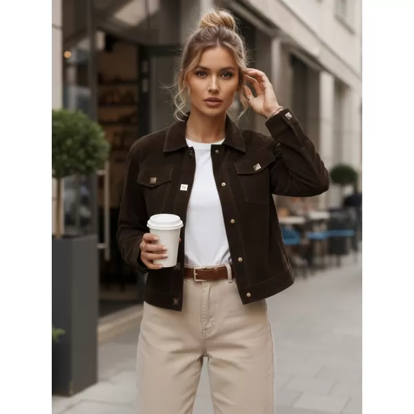  Ženska jakna DSTREET TY5583 RJAVA 