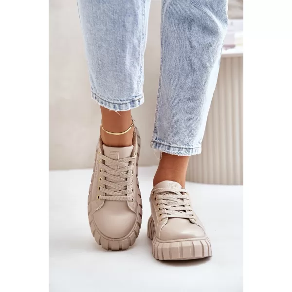  Ženski čevlji BIG STAR MM274618 BEIGE Big Star Shoes 