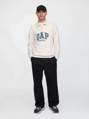 Moški pulover GAP POLO HALF ZIP SWEATSHIRT 744734-02 CARLOV KAMEN