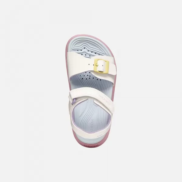  Dekliški sandali GEOX SANDAL FUSBETTO J35HQA000BCC0653 BELA 