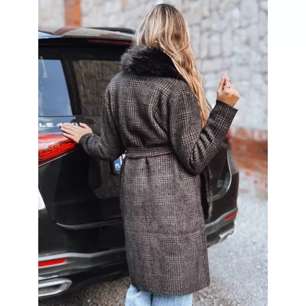  Ženski plašč DSTREET TY5229 ČRNA 