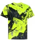 Moška vrhunska majica s kratkimi rokavi ALTISPORT VOJ/ALM131TR01 FLUO RUMENA/ČRNA