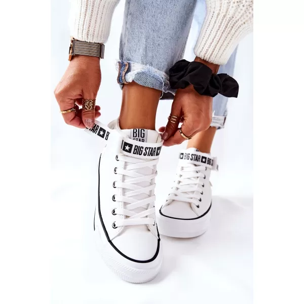  Ženske superge BIG STAR GG274027 WHITE Big Star Shoes 