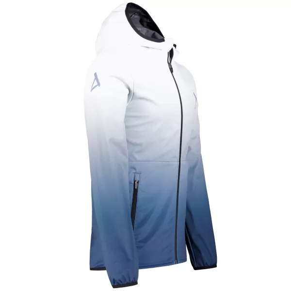  Moška vrhunska softshell jakna ALTISPORT VOJ/ALM126JACK01 MORNARSKO MODRA/BELA 