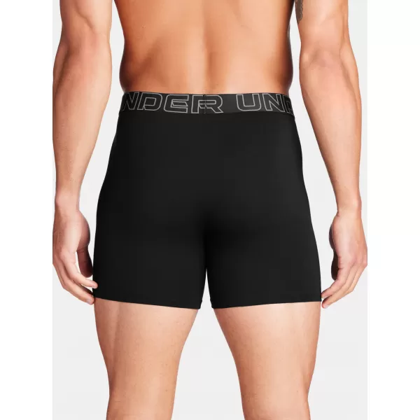 Moške boksarice UNDER ARMOUR M UA PERF COTTON 6IN 1383889-001 ČRNA 