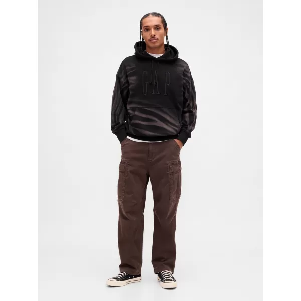  Moški pulover GAP CORP LOGO HOODIE PULLOVER 851641-01 ČRNA 