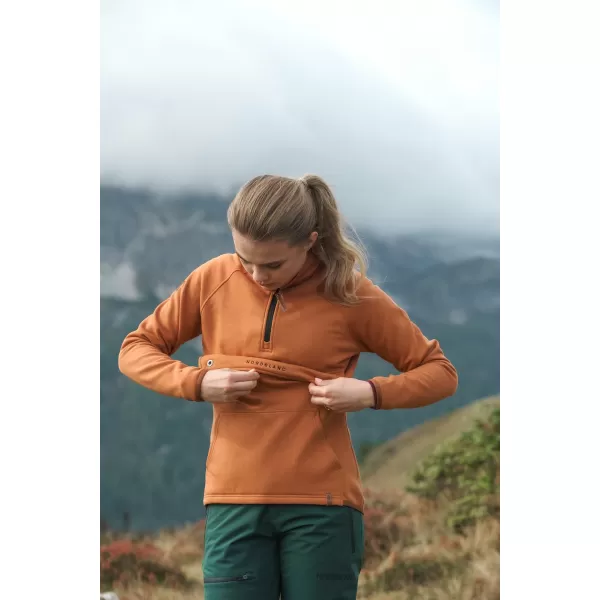  Ženski pulover NORDBLANC INEFFABLE NBSLS8226 RJAVA 