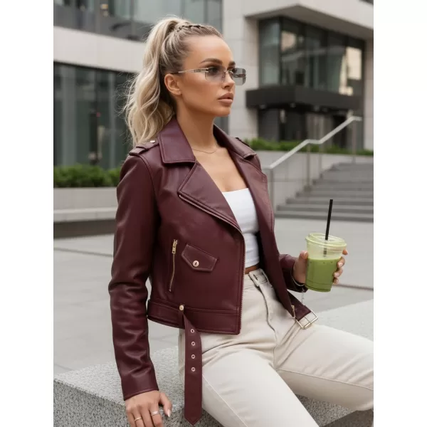  Ženska jakna DSTREET TY5649 BORDO 