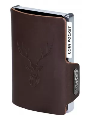 Denarnica MONDRAGHI Silhouette Classic Deer RJAVA