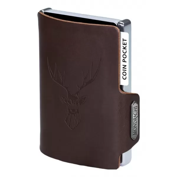  Denarnica MONDRAGHI Silhouette Classic Deer RJAVA 