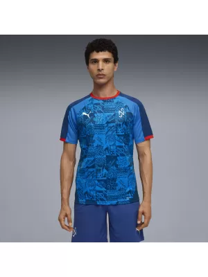 Moška funkcionalna majica PUMA NEYMAR JR PLAYMAKER JERSEY 660314-10 BLAZING BLUE/ GOREČE MODRA/PUMA BELA/ULTRA
