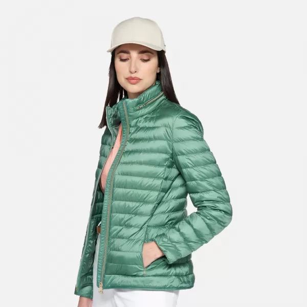  Ženska puhovka GEOX JAYSEN G012392 TURKIZNA 