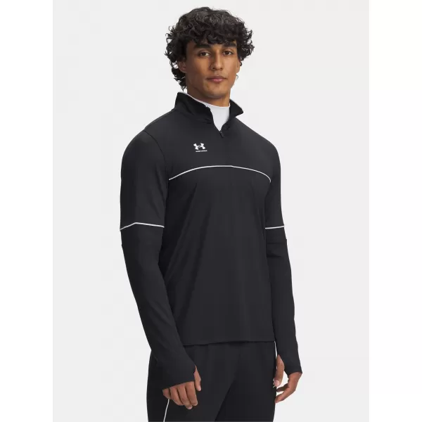  Moška majica s kratkimi rokavi UNDER ARMOUR M CHALLENGER TRAINING QZ 6004043-001 ČRNA 