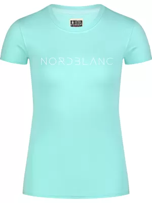 Ženska majica s kratkimi rokavi NORDBLANC GRASS NBSLT8169 MODRA