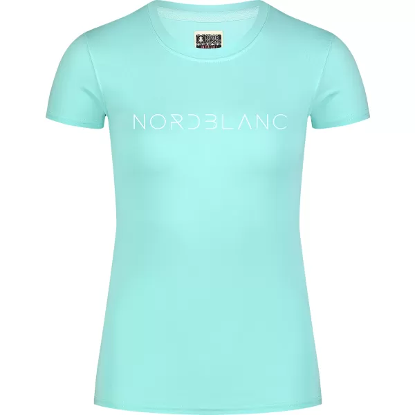  Ženska majica s kratkimi rokavi NORDBLANC GRASS NBSLT8169 MODRA 