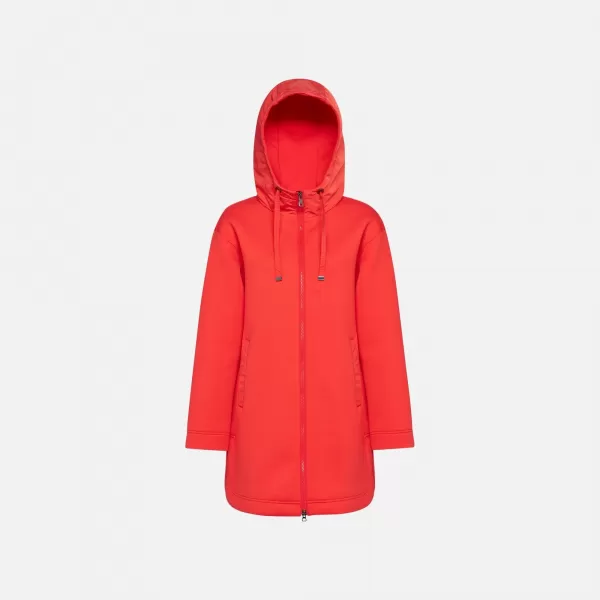 Ženska parka GEOX SWEATER G012427 RDEČA 