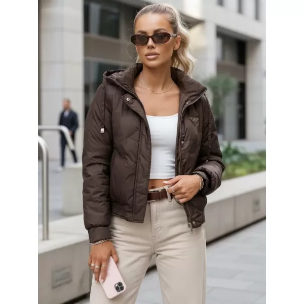  Ženska jakna DSTREET TY5669 RJAVA 