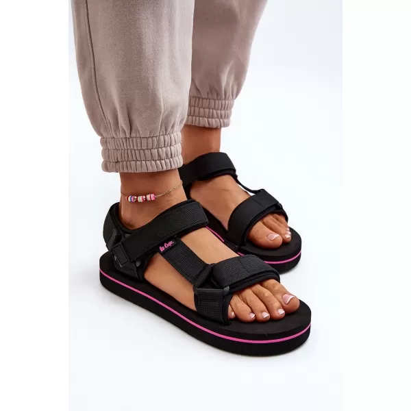  Ženske sandale LEE COOPER LCW-24-05-2751L ČRNA 