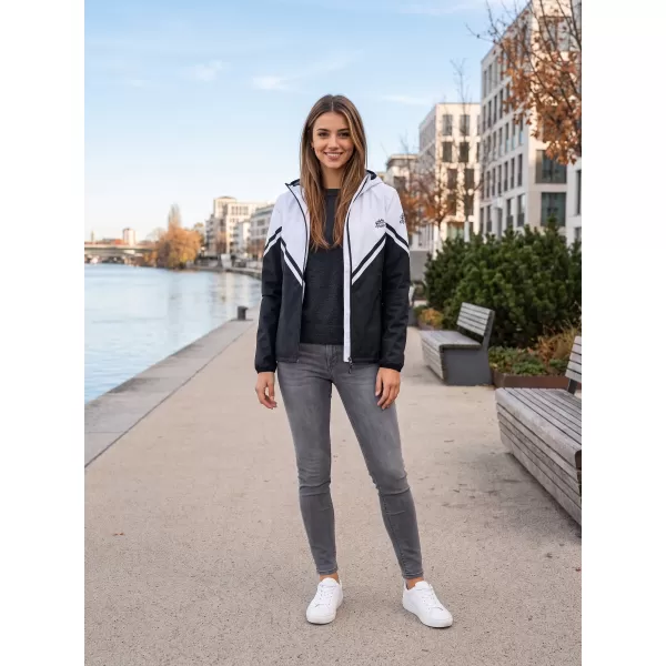  Ženska vrhunska softshell jakna ALTISPORT VOJ/ALW101JACK01 ČRNO-BELO 