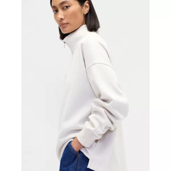  Pulover GAP CORP LOGO HALF ZIP 873446-00 OBIČAJNA SIVA 