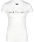 Ženska majica s kratkimi rokavi NORDBLANC GRASS NBSLT8169 BELA