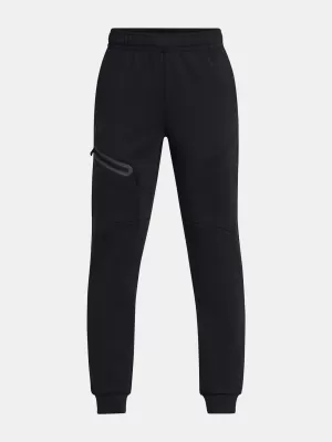 Fantovske trenirke UNDER ARMOUR UA B UNSTOPPABLE FLC JOGGER 1386689-001 ČRNA