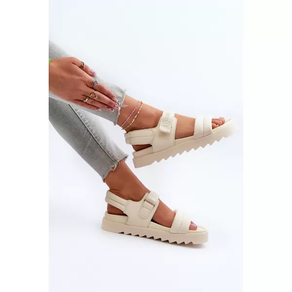  Ženski čevlji BIG STAR NN274751 BEIGE Big Star Shoes 