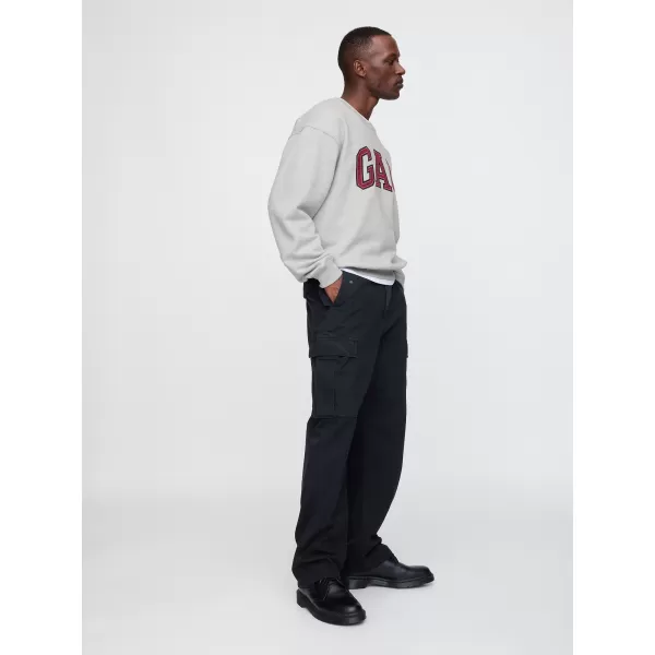  Moški pulover GAP LOGO CREW SWEATSHIRT 616625-00 SVETLO SIVO VRESJE 