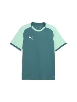 Moška funkcionalna majica PUMA TEAMLIGA26 MATCHDAY JERSEY 706544_43 EMERALD ICE/ EMERALD ICE/PUMA BELA