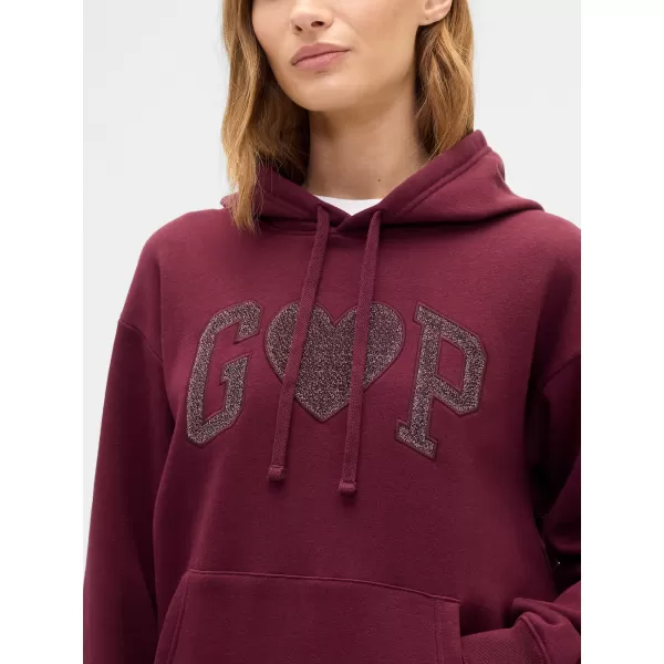  Ženski pulover GAP LOGO HOODIE PULLOVER 463506-97 TOSKANSKO RDEČE 