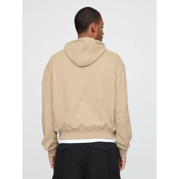  Moški pulover GAP LOGO PULLOVER HOODIE 744731-01 KAKI 