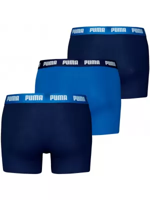 Moške boksarice PUMA MEN EVERYDAY BOXER 3P 938327-04 MODRA KOMBINACIJA