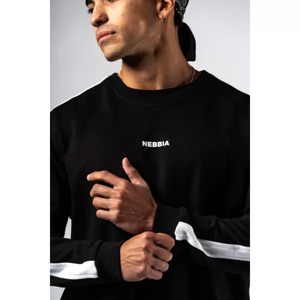  Pulover s kapuco sproščenega kroja POWER 903 BLACK Nebbia 
