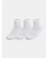 Nogavice UNDER ARMOUR UNISEX UA TC QTR (3 PÁRY) 1386372-100 BELA