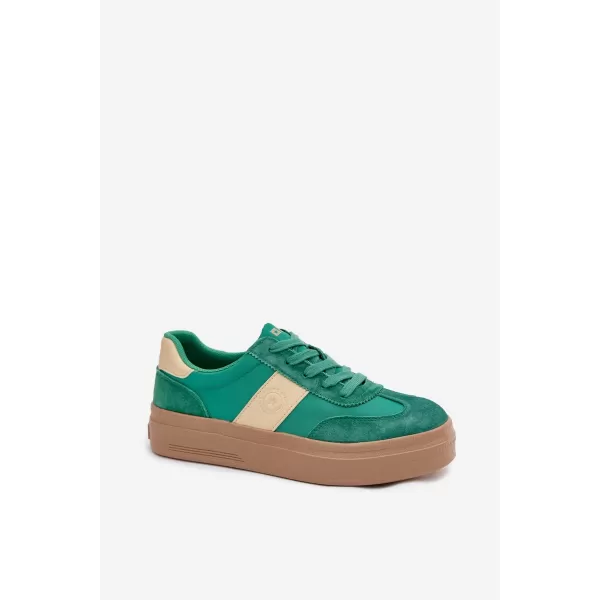  Ženske superge BIG STAR TT274163 GREEN Big Star Shoes 