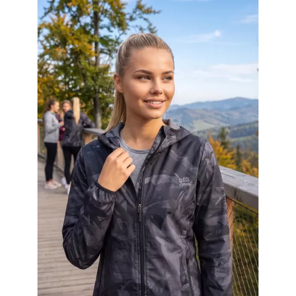  Ženska vrhunska softshell jakna ALTISPORT VOJ/ALW096JACK01 ČRNA 