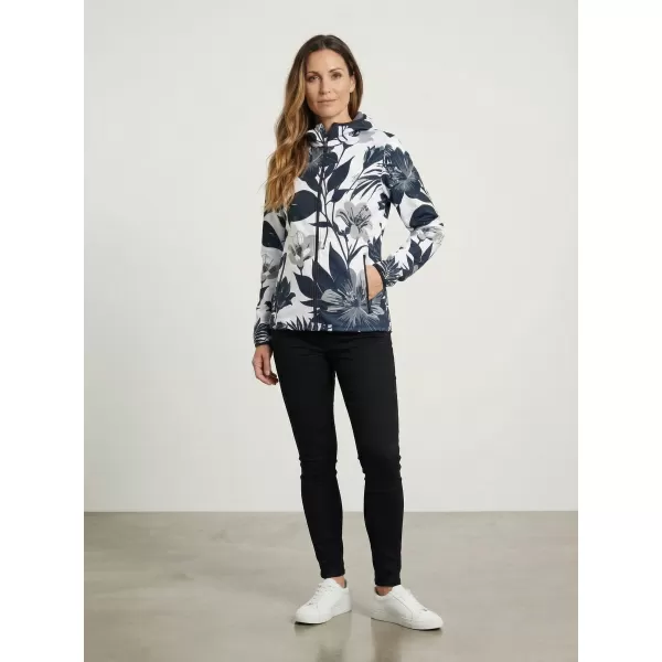  Ženska vrhunska softshell jakna ALTISPORT VOJ/ALW115JACK01 ČRNO/BELO 
